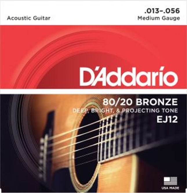Hovedbilde DADDARIO EJ12 Strengesett Akustisk Gitar
