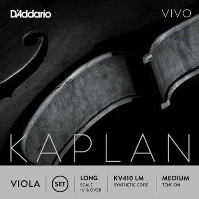 Hovedbilde DADDARIO Kaplan Vivo Strengesett for Bratsj KV410LM