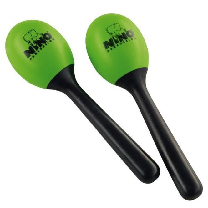 Hovedbilde NINO PERCUSSION NINO569GG Maracas Green Grass Plastik