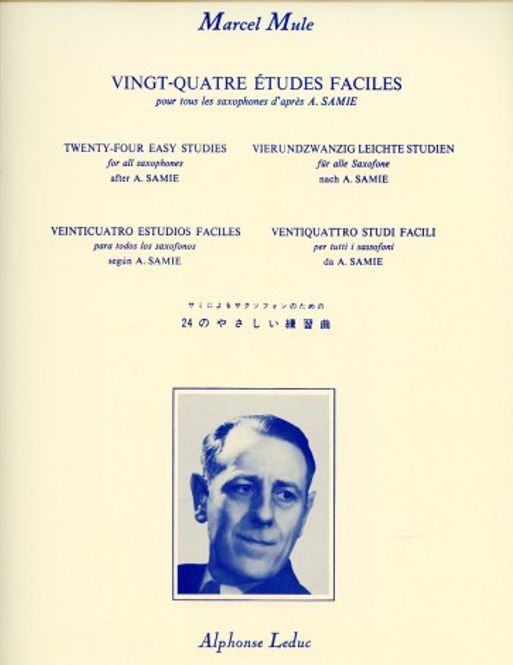 Hovedbilde Vingt-quatre ètudes faciles for sax Mule, Marcel.