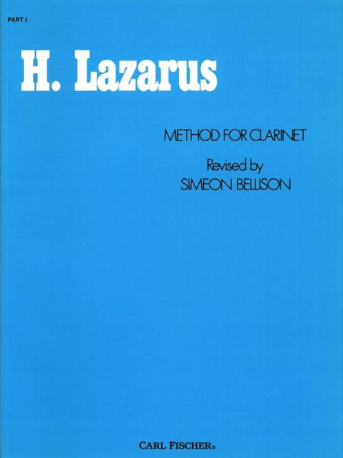 Hovedbilde Method for Klarinett Lazarus, H.