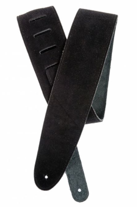 Hovedbilde DADDARIO 25SS00-DX Gitarrem Suede Leather Black