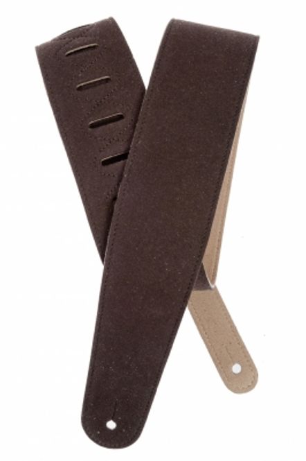 Hovedbilde DADDARIO 25SS01-DX Gitarrem Suede Leather Brown