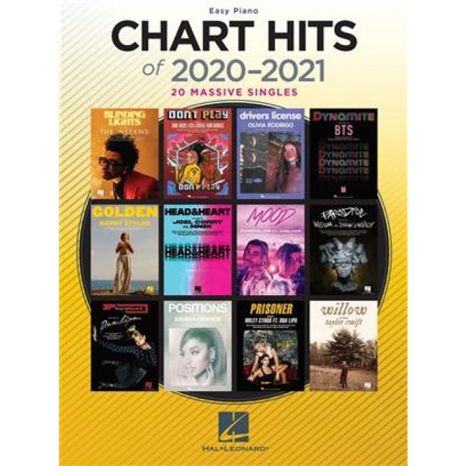 Hovedbilde Chart hits of 2020-2021 - Easy Piano