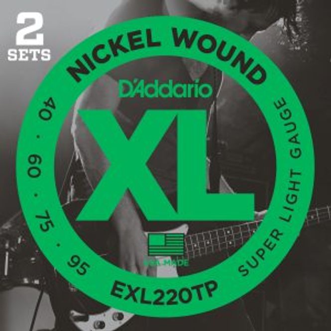 Hovedbilde DADDARIO EXL220TP Strengesett El-Bass