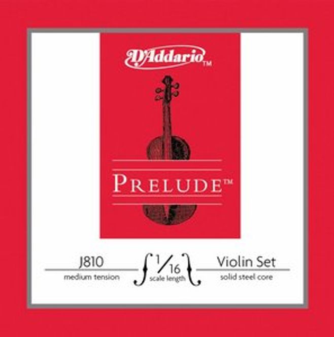 Hovedbilde DADDARIO Prelude J810 Strengesett Fiolin 1/16M