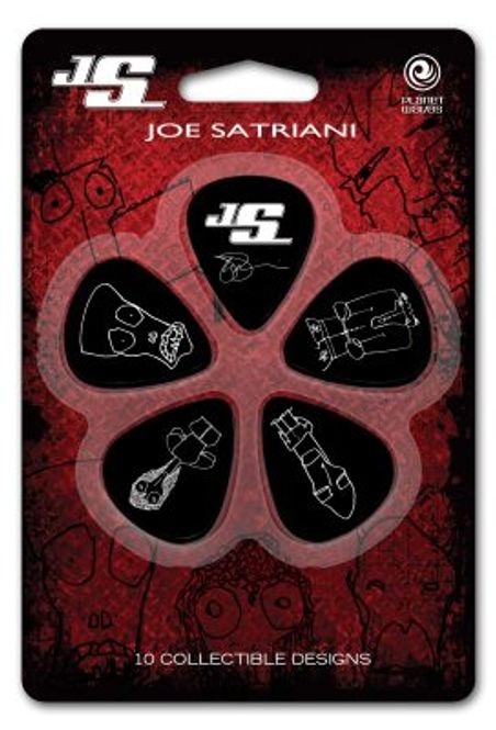 Hovedbilde DADDARIO 1CBK4-10JS Plekterpakke Joe SatrianiBlack Medium 0,71 mm 10 pcs 1C