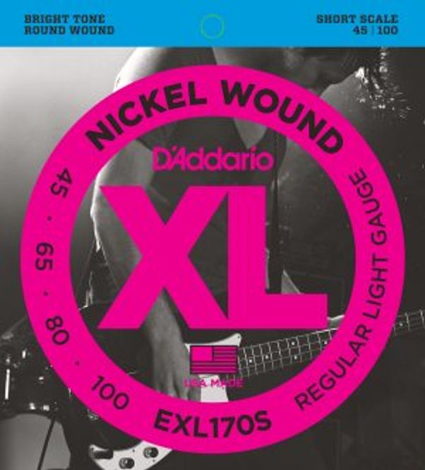 Hovedbilde DADDARIO EXL170S Strengesett El-Bass