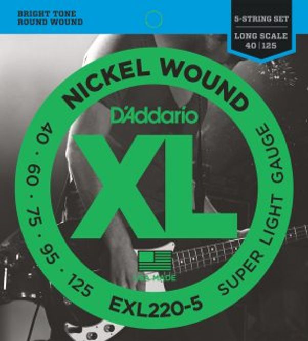 Hovedbilde DADDARIO EXL220-5 Strengesett El-Bass