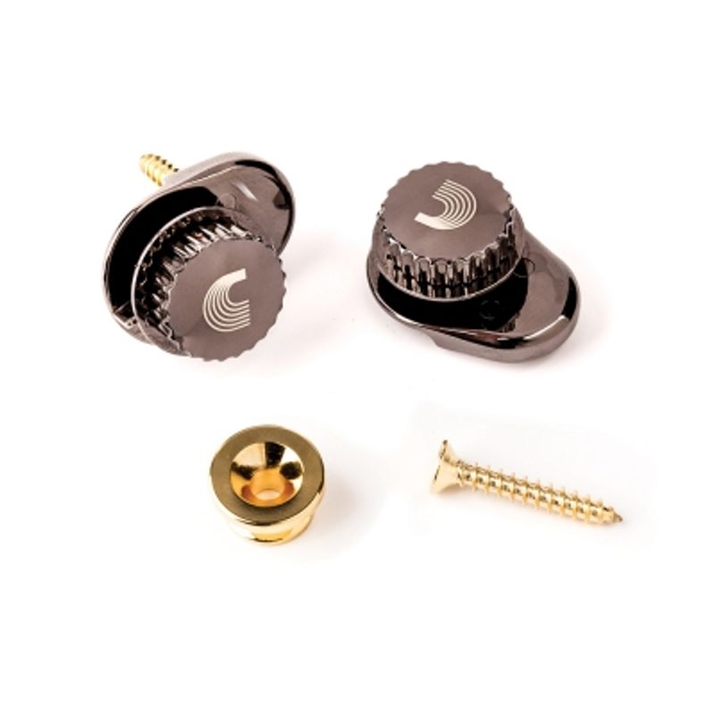 DADDARIO Strap Lock System Gold  PW-SLS-03