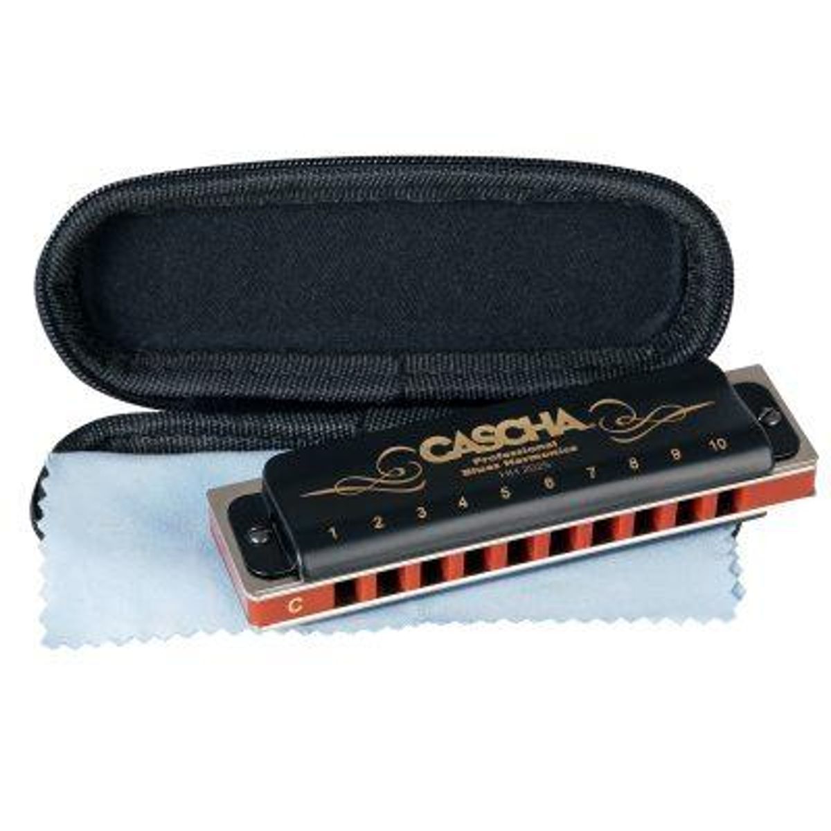 CASCHA HH-2025 C Harmonica Pro Blues Series