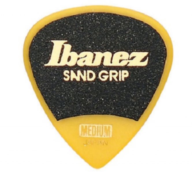 Hovedbilde Ibanez -PPA16MSG-YE. Sand Grip Medium plektrum 6-pack.