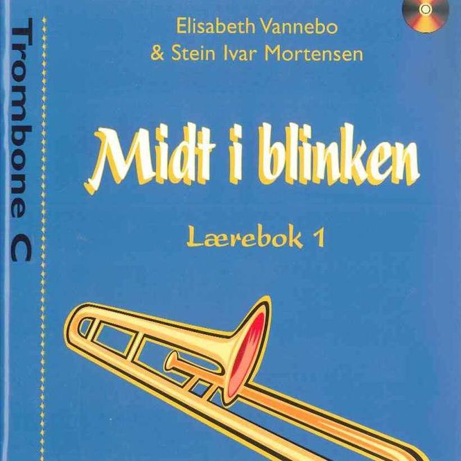 Hovedbilde Midt i Blinken Trombone C (F- nøkkel) Bok 2