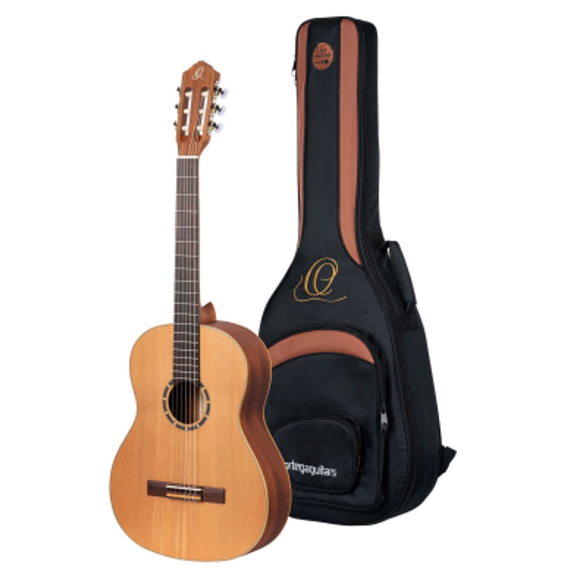 Ortega Family Series Slim Neck Nylonstrengsgitar, Lefthand - R122SN-L. Satin Finish.