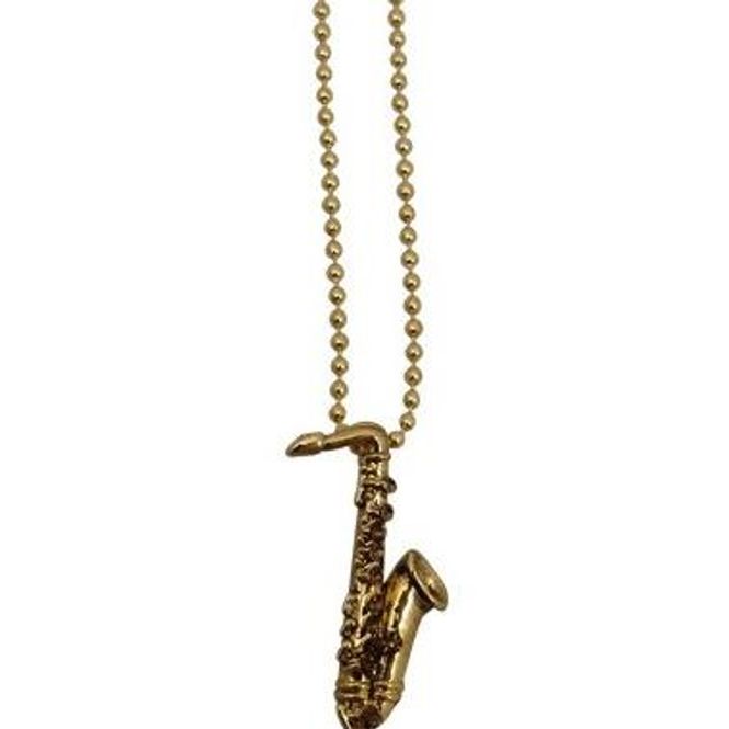 Hovedbilde AIM GIFTS N494 Halskjede Saxofon m. Krystall
