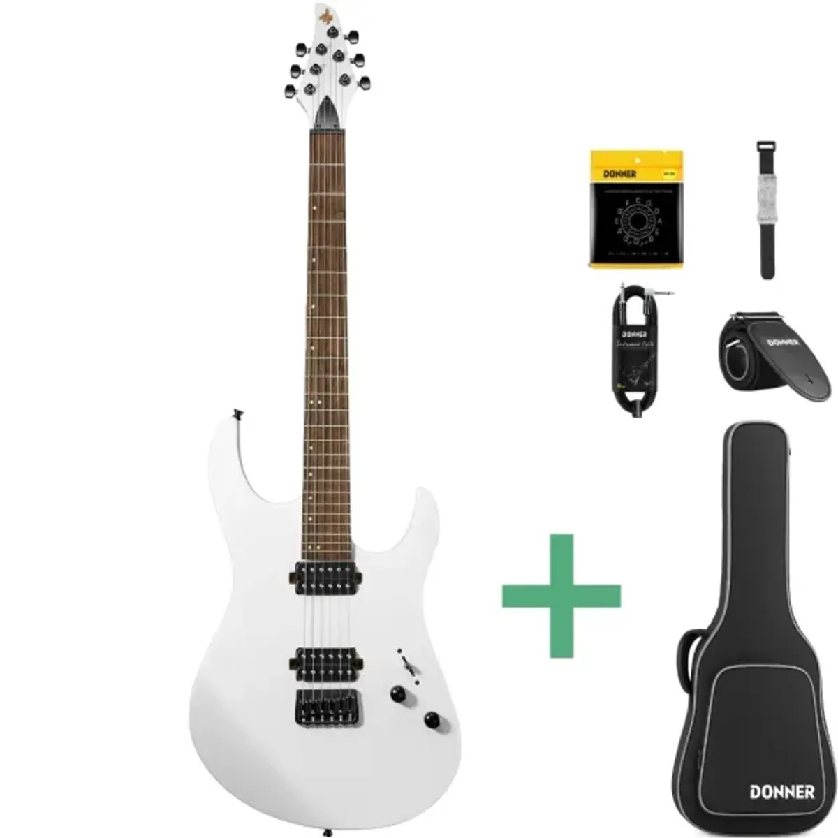 DONNER DMT-100W Elgitar Pakke
