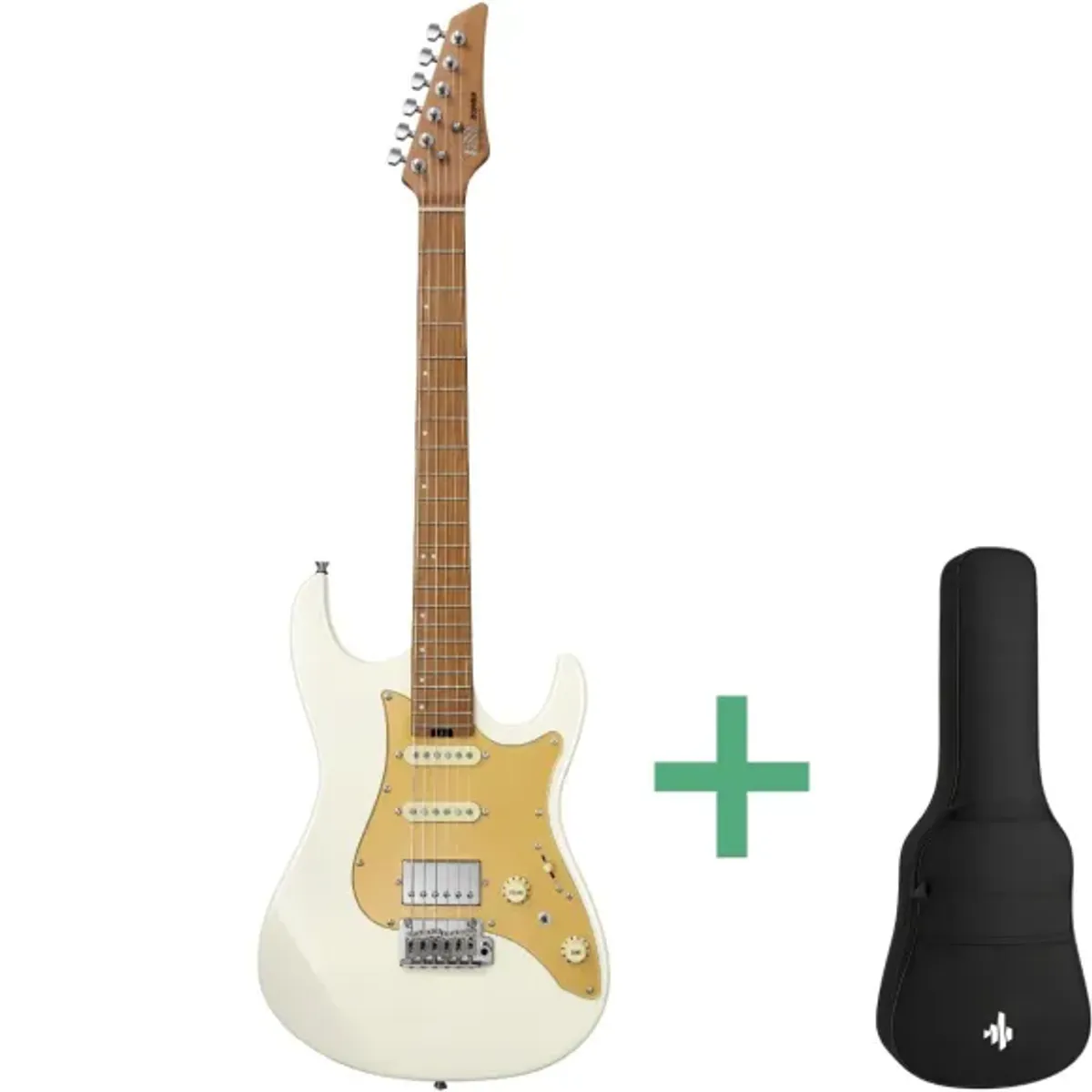  DONNER DST-550 el-gitar hvit 